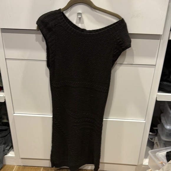 Theory Brown wool Silasi Woodstock sweater Dress size S - Picture 1 of 6